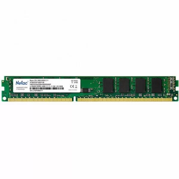 Memoria Ddr3 8Gb Netac Basic 1600 C11