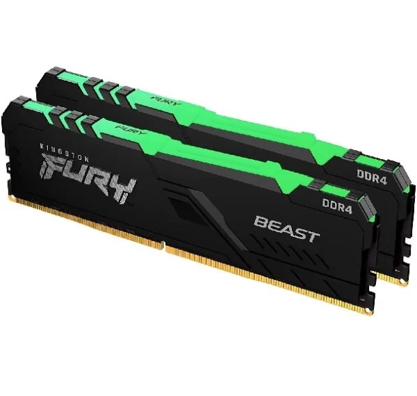 Memoria Kingston 32Gb (2X16) Ddr4 3600 Fury Beast Rgb