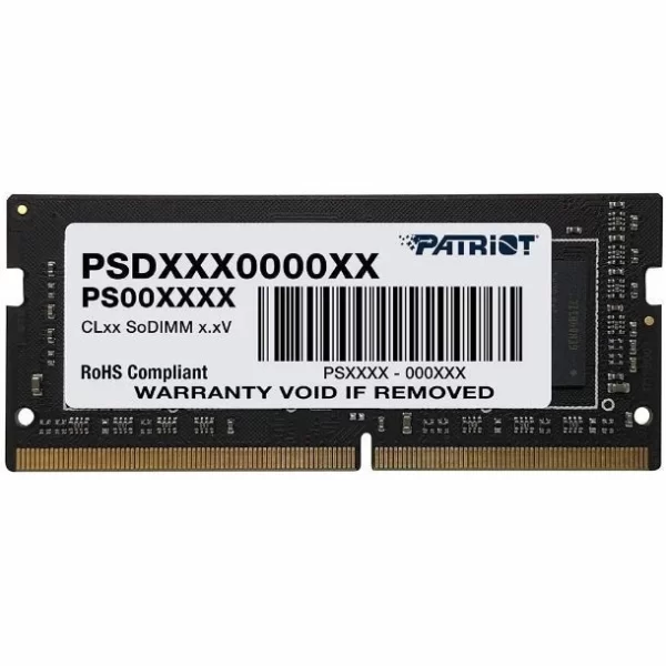Memoria Sodimm Ddr4 4Gb Patriot 2666Mhz