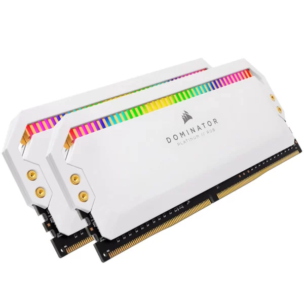 Memoria Ddr4 16Gb (2X8Gb) Corsair 3200Mhz Dominator Rgb Whit - Imagen 2