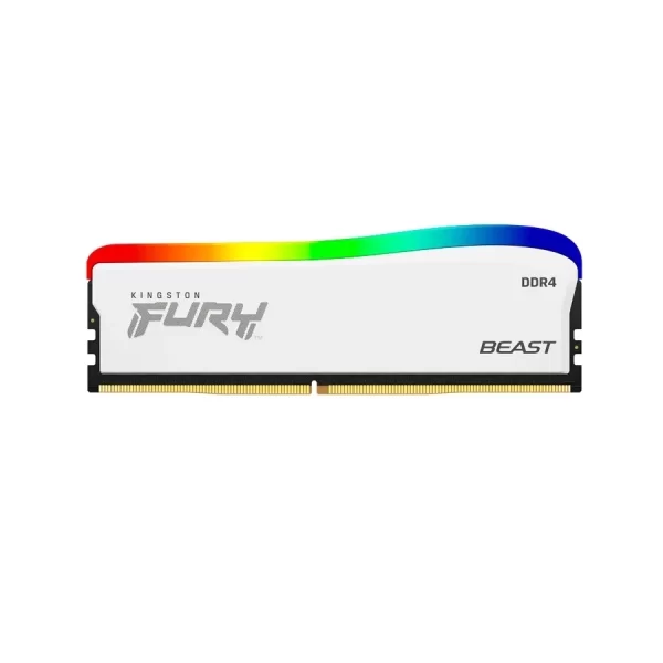 Memoria Ddr4  8Gb 3200 Kingston Hyperx Fury White Rgb
