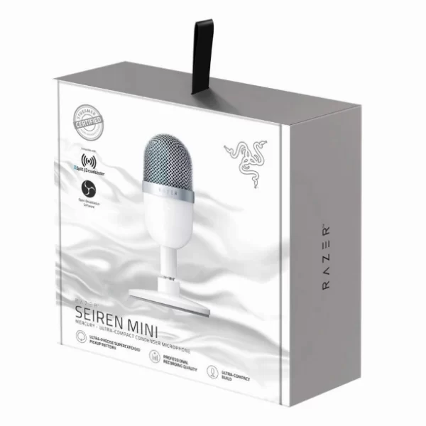 Microfono Razer Seiren Mini Ultra Mercury - Imagen 2