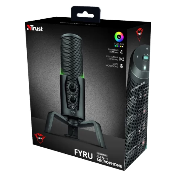 Microfono Trust Gxt 258 Fyru Usb Rgb Tripode - Imagen 3