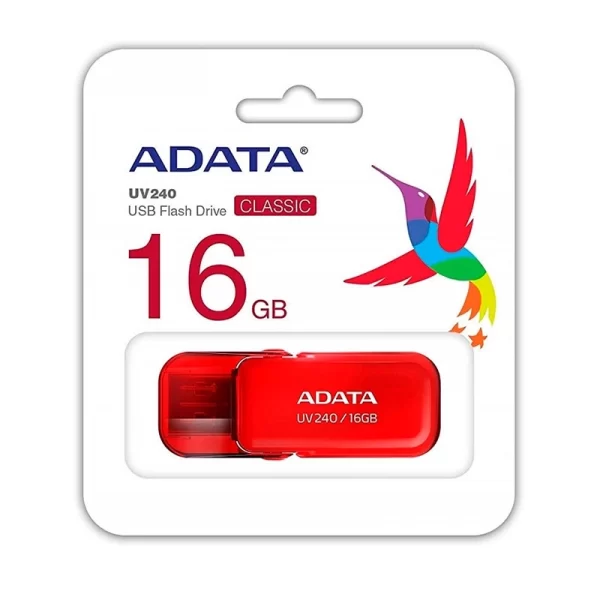 Pen Drive Adata Uv240 16Gb Red
