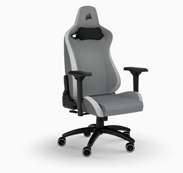 Silla Gamer Corsair Tc200 Tela Gris/Blanco - Imagen 2