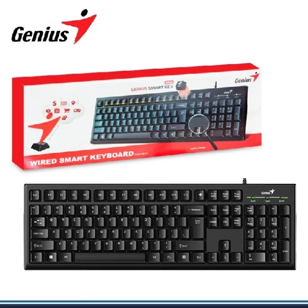 Teclado Genius Kb-100 Smart Usb Black