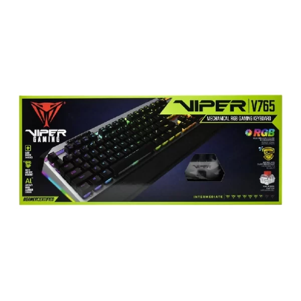 Teclado Gamer Patriot Viper V765 Rgb White - Imagen 3