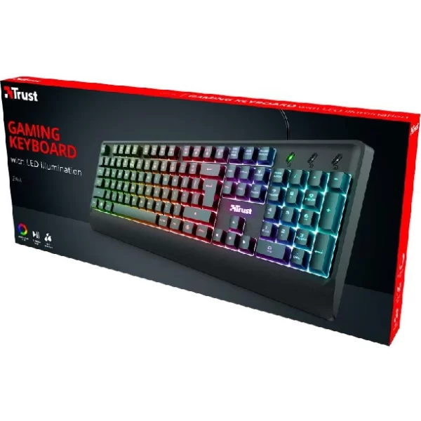 Teclado Gamer Led Trust Ziva Es - Imagen 3