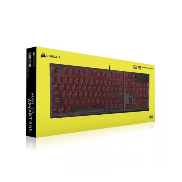 Teclado Gamer Corsair K60 Pro Cherry Mx Red Viola Black