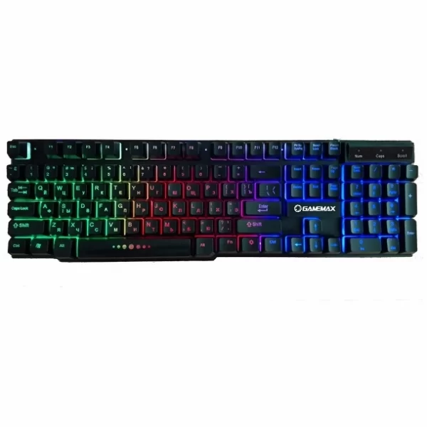 Teclado Gamemax K207-S Iluminado 3 Colores Usb