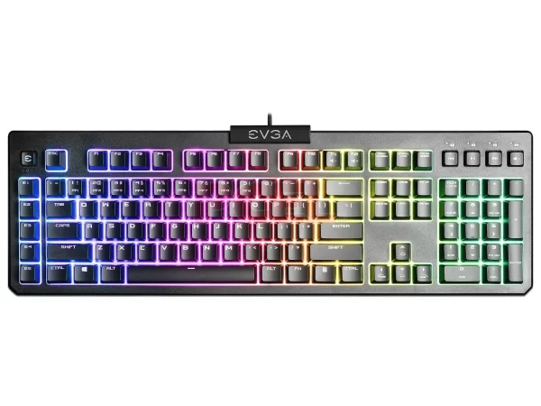 Teclado Gamer Evga Z12 Rgb Color Membrane Sp