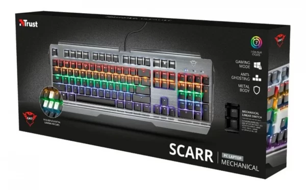 Teclado Trust Gxt877 Scarr Mechanical