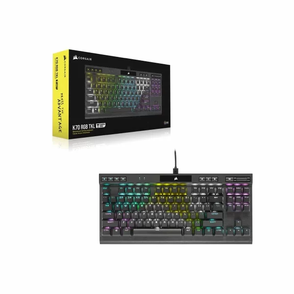 Teclado Corsair Gamer K70 Rgb Tkl Champion Series Cherry Mx - Imagen 2