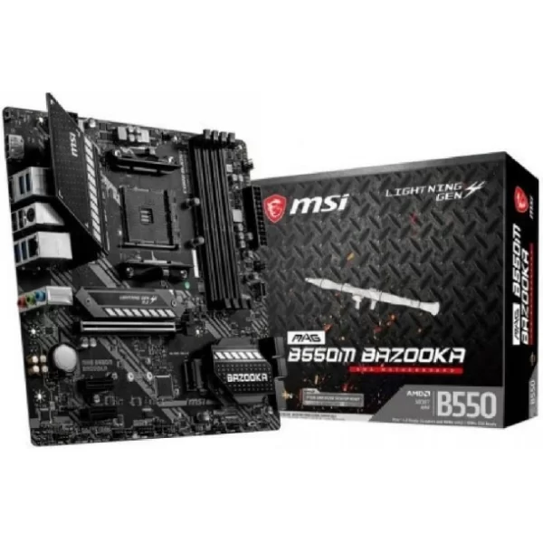 Mother Msi B550M Mag Bazooka Box M-Atx (Am4)