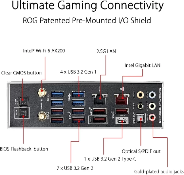 Mother Asus Crosshair Viii Dark Hero Rog Box Atx (Am4) - Imagen 5