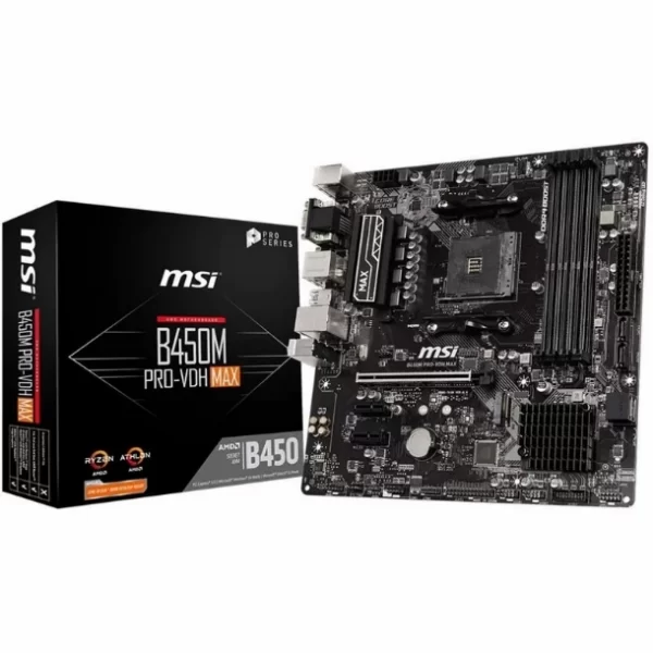 Mother Msi B450M Pro Max Box M-Atx (Am4)