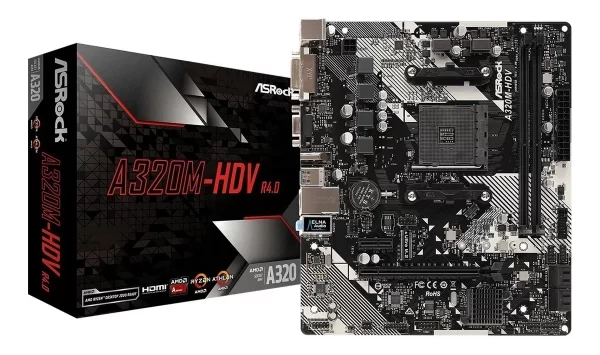 Mother Asrock A320M - Hdv R4.0 (Am4)