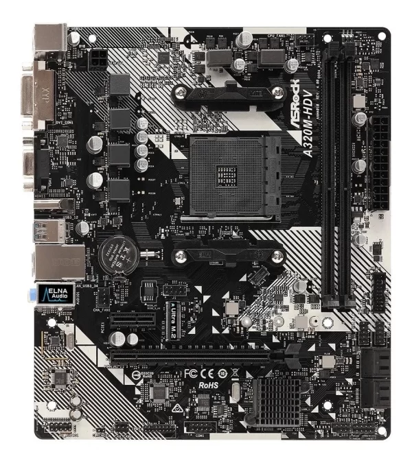 Mother Asrock A320M - Hdv R4.0 (Am4) - Imagen 2