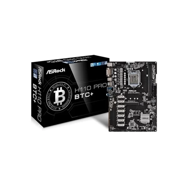 Mother Asrock (1151) H110 Pro Btc+