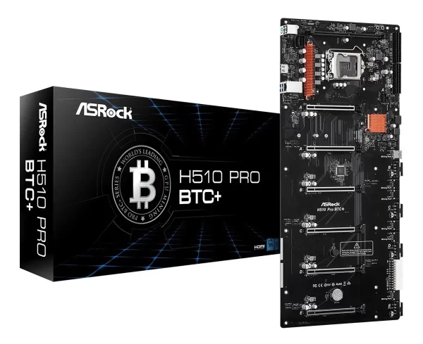 Mother Asrock H510 Pro Btc+ Mineria (1200)