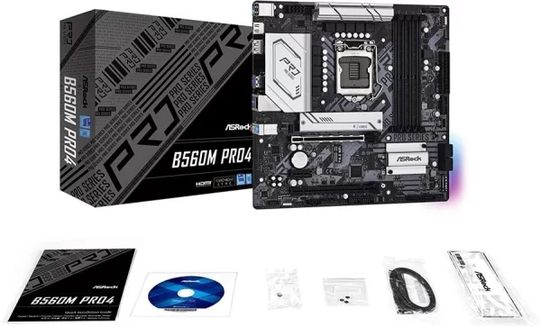 Mother Asrock B560M Pro4 (1200) - Imagen 2