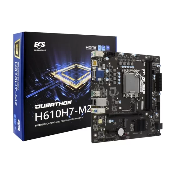 Mother Ecs H610H7-M2 Box M-Atx (1700)