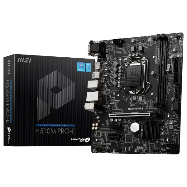 Mother Msi H510M Pro-E S1200 Ddr4 (11Va Gen) (3447)