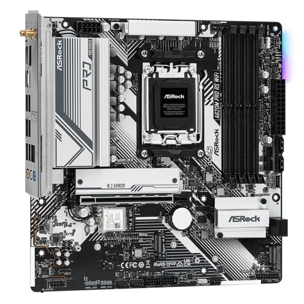 Mother Asrock (Am5) A620M Pro Rs - Imagen 2