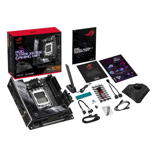 Mother Asus (Am5) Rog Strix X670E-I Wifi Itx - Imagen 3