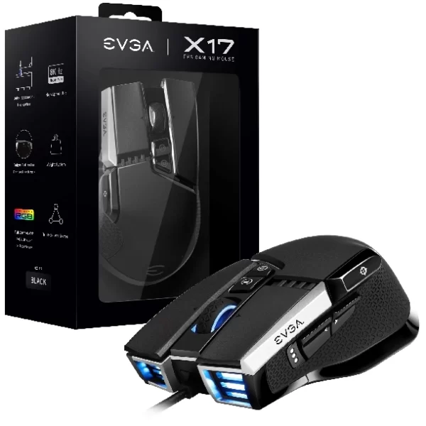 Mouse Gamer Evga X17 Wired Black