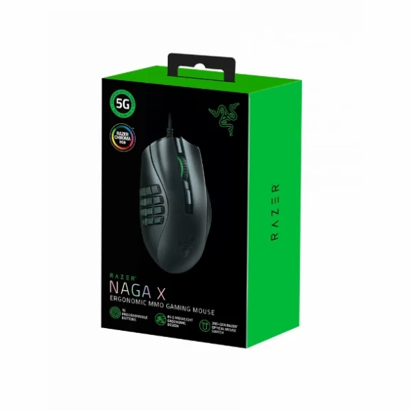 Mouse Gamer Razer Naga X Wired Mmo
