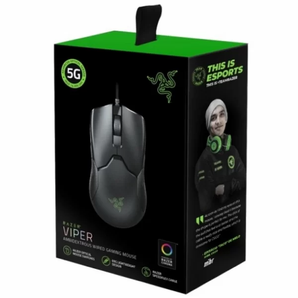 Mouse Gamer Razer Viper 8Khz Ambidextrous Wired