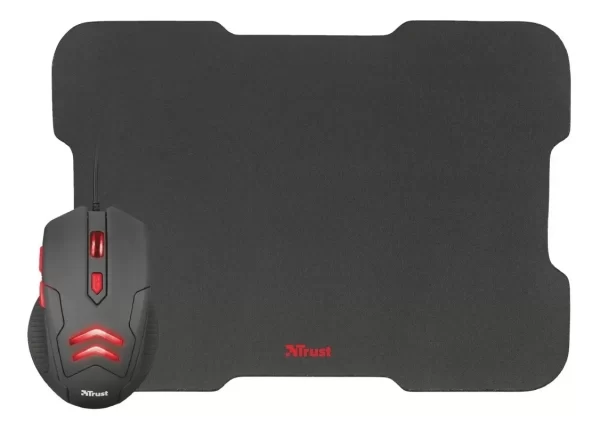 Combo Mouse Y Mouse Pad Ziva Negro