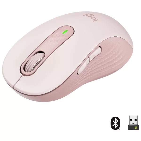 Mouse Logitech M650 Pink - Imagen 2