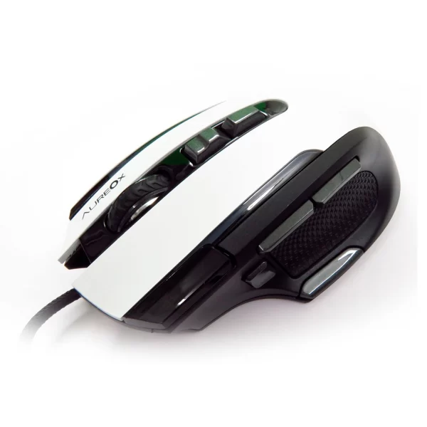 Mouse Aureox Lasersight White Gaming Gm400 - Imagen 2